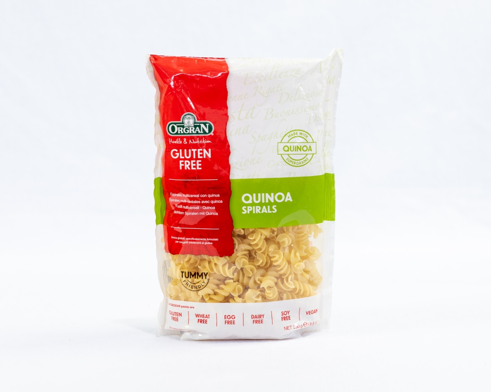 Fideo espiral de quinoa Orgran