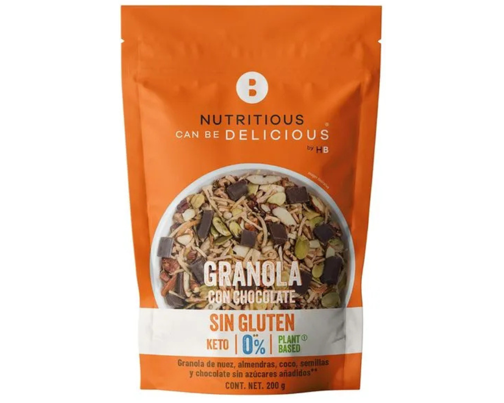 Nutritious Granola con Chunks de Chocolate