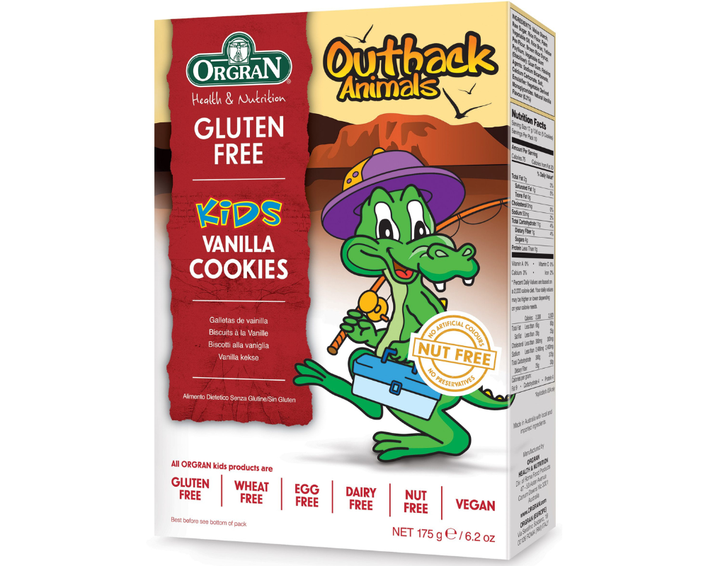 Outback Animals Kids Vanilla Cookies