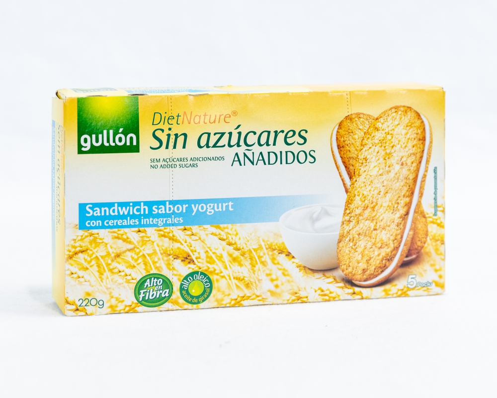 Sandwich sabor yogurt sin azúcar Gullón