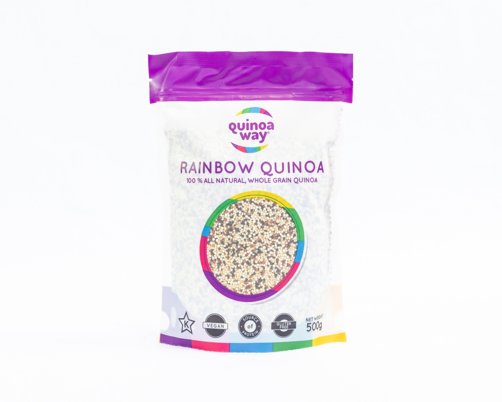 Rainbow quinoa Quinoa Way