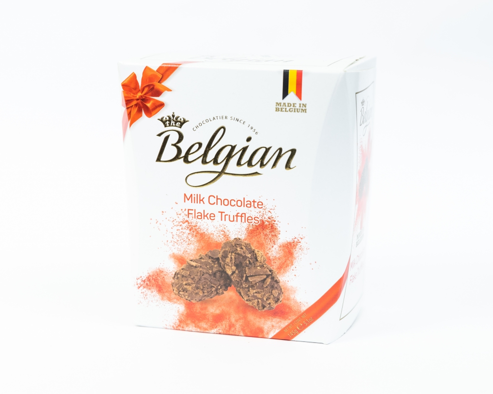 Trufas de chocolate con leche Belgian