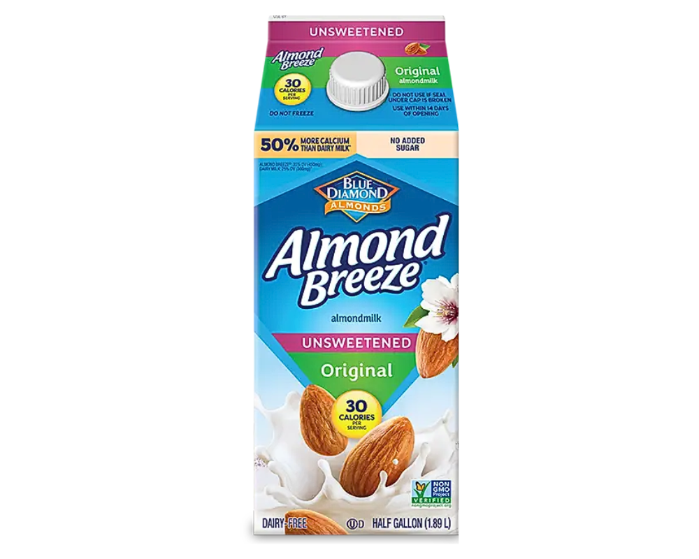 Leche de almendra sabor original sin azúcar Blue Diamond