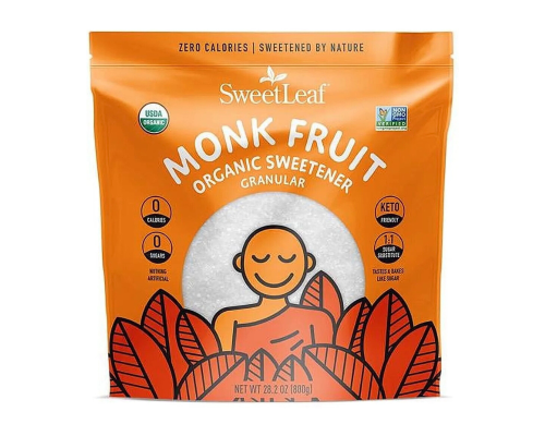 Monk Fruit Organic Sweetener Granular 