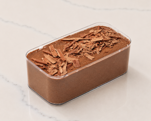 Mousse de chocolate Sin azúcar