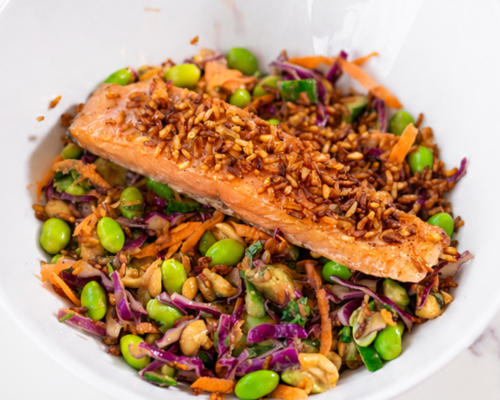 Crispy rice salad