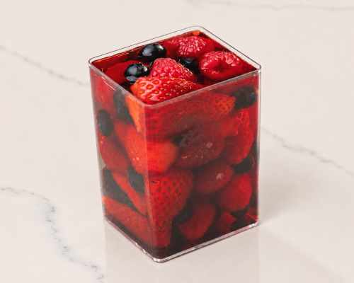 Gelatina de berries sin azúcar