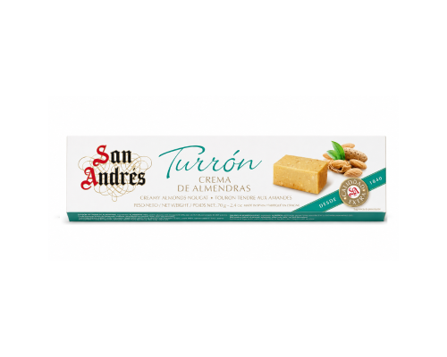 Turrón Crema De Almendras Calidad Extra 