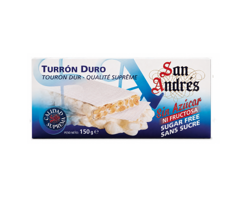 Turrón Duro Sin Azúcar Calidad Suprema