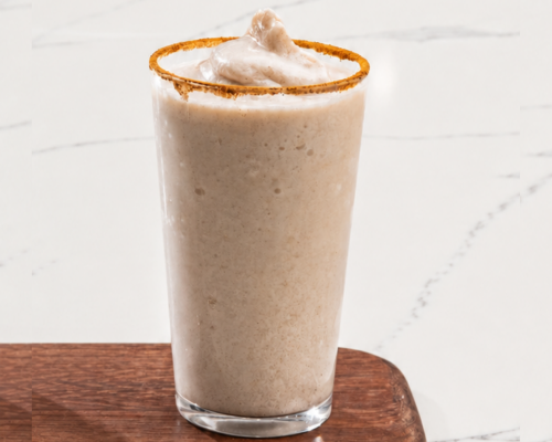 Horchata con mazapán