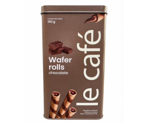 Wafer Rolls With Chocolate 