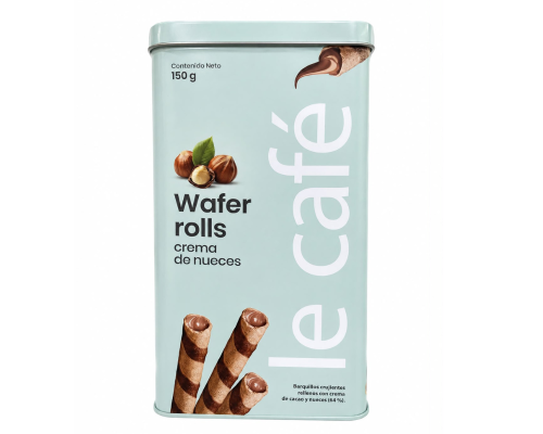 Wafer Rolls With Nueces Cream