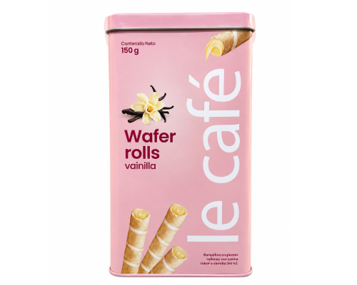 Wafer Rolls With Vanilla Filling 