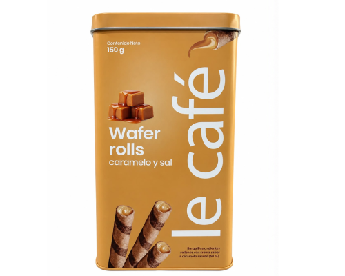 Waver Rolls With Salted Caramel Flavor Cram