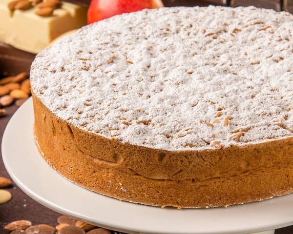 Crumble apple tart