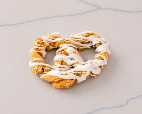 Pretzel de almendra y mazapán