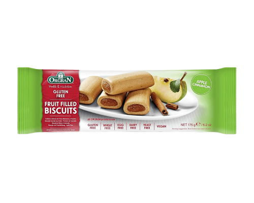 Fruit filled biscuits Apple Cinnamon Orgran