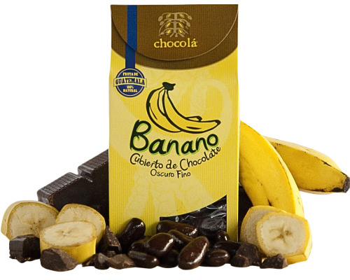 Banano con chocolate oscuro Chocolá