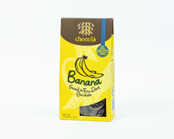 Banano con chocolate oscuro Chocolá