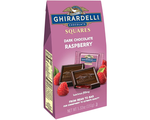 Chocolate oscuro con frambuesa Ghirardelli