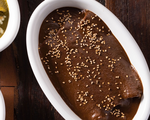 Enchiladas de Mole Poblano