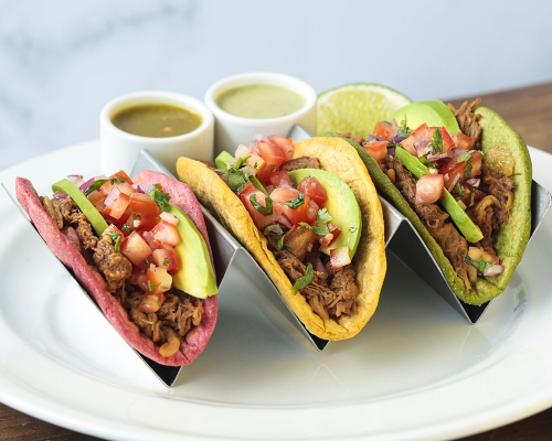 Tacos de Carne Mechada