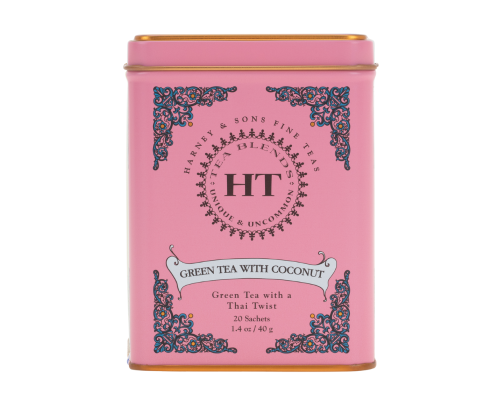 Té Harney & Sons Green With Coconut 