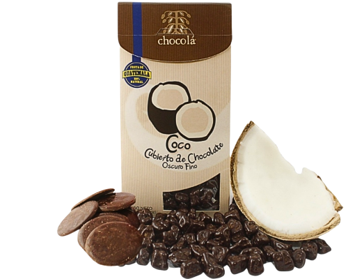 Coco Cubierto de Chocolate Oscuro Fino 