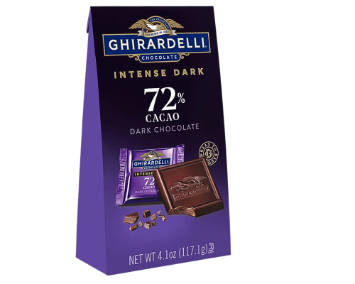 Ghirardelli Intense Dark 72% Cacao Dark Chocolate 