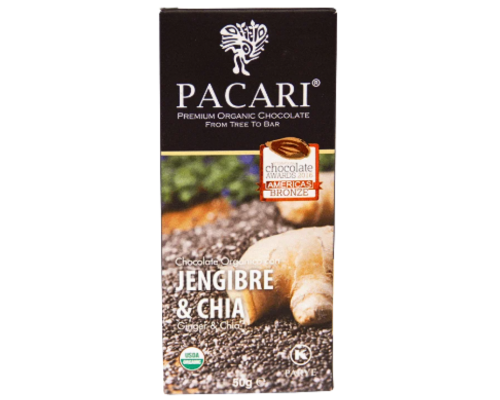 Paccari Jengibre & Chía 60% Cacao 